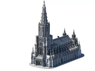 Ulmer Minster 3D model