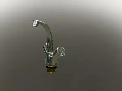 Water Tap Moving Basin Mixture 3d model 3D model