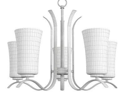 ARMIDA CHANDELIER Low-poly 3D model
