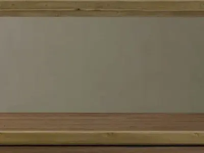 Wood Table Free 3D model purchase
