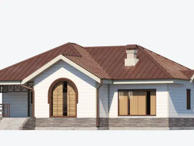 Residential House 9 Low-poly 3D model