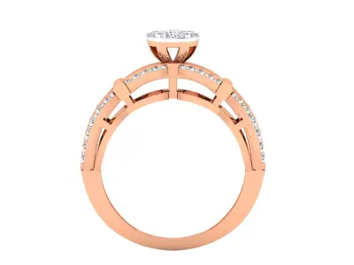  Women Ring Render 3dm STL MTL SLC JCD OBJ FBX Details 3D print model 3