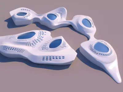 0109 - Organic Building 3D model
