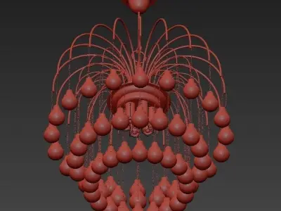 Chandeliers by Paolo Venini 3D model