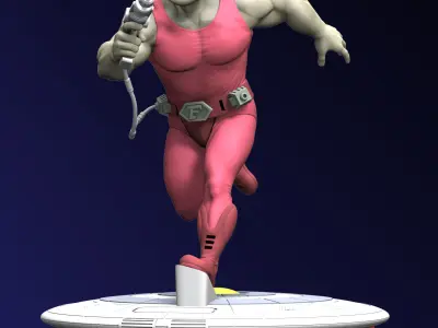 ANDROID OTHO MALA Captain Future Capitaine Flam 3D model