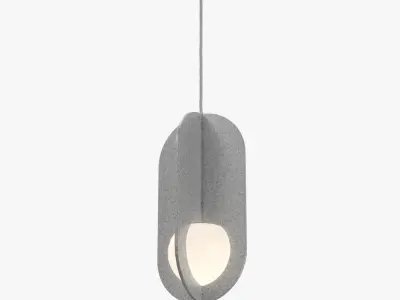 Quadrant Ceiling Suspended PBR 3D model