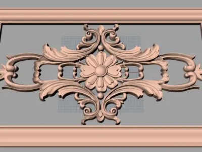 CNC 3D relief models STL format file used for artcam aspire E344 3D model