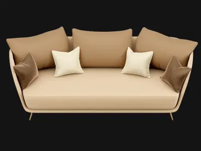 Modern sofa 3D model