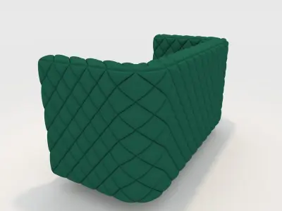 Sofa 2 Seater 11 3D model