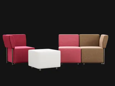 Module sofa 1 3D model