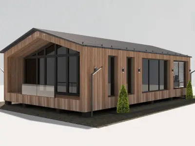 barnhouse 3D model Low-poly 3D model