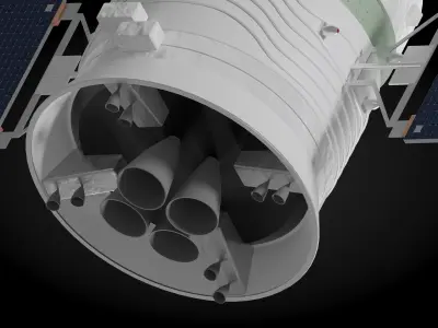 Shenzhou spacecraft 3D model