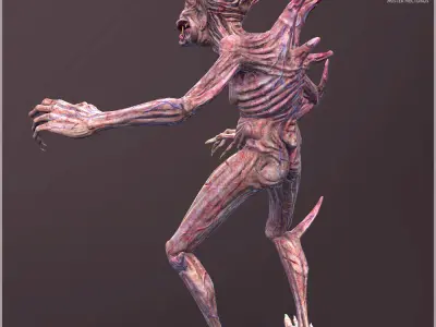 Vampires Family Light Version Low-poly 3D model