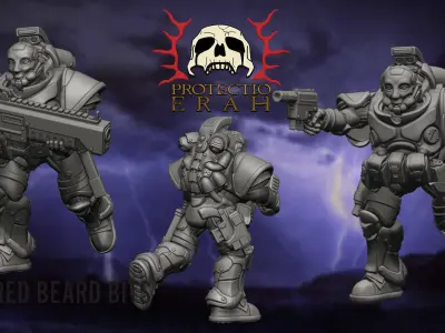 The Pacifiers soldier holding gun 3D print model