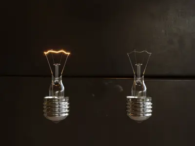Incandescent Bulb 3D model