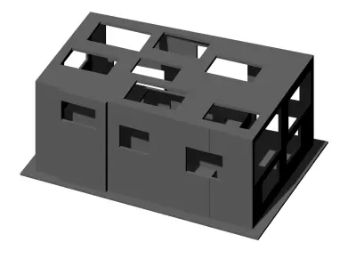 House N Sou Fujimoto 3D model