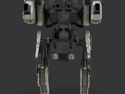 Mech 12 - Read Description Low-poly 3D model