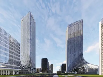 Shanghai China 3D model