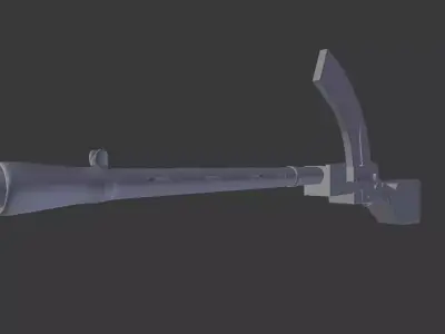 Light Machine Gun Madsen  3D model