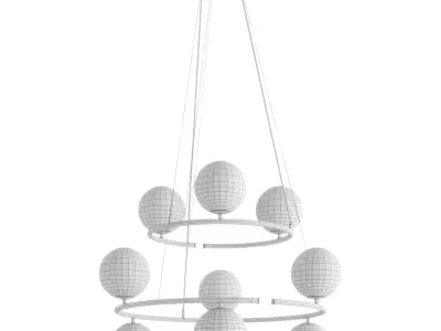TK Lighting 6845 Anabelle pendant lamp 3D model