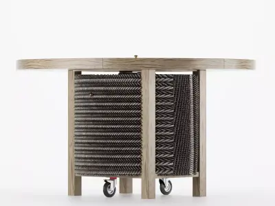 Paradise Trail Outdoor Fire Pit Table Low-poly 3D model