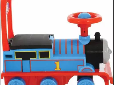 Toy Train 3D model 4