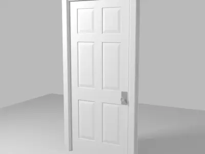 basic door 3D model