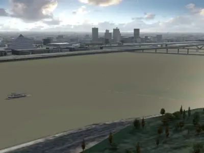 Memphis Tennessee USA 3D model