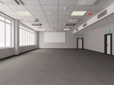 Convention Center Meeting Room 2 3D model