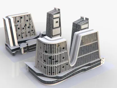 Residences Building 3D model