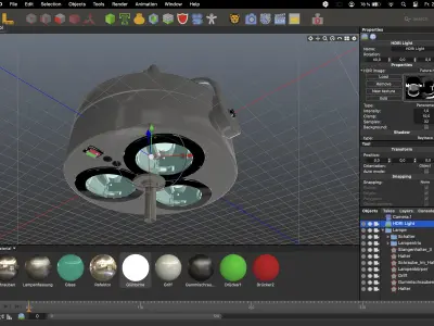 surgical light Free 3D model