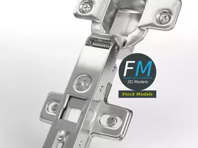 Cabinet hinge 2 3D model