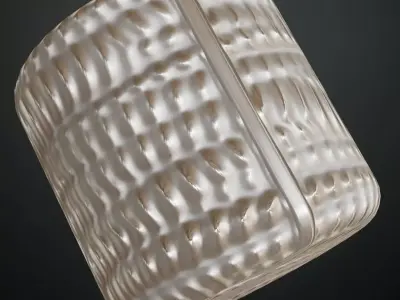 Silver Sci-fi Hose PBR Seamless Texture