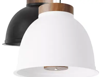 Pendant lamp D390 3D model