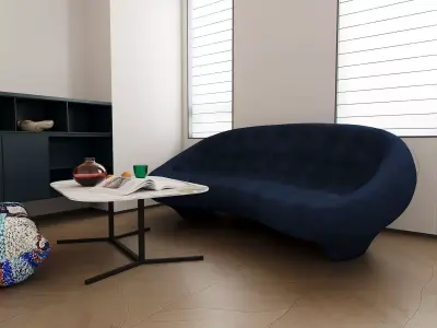 Modern Cozy Reading Nook 3D model