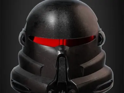 Purge Trooper Helmet for Cosplay 3D print model
