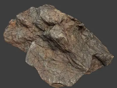 Teresa Stone Low-poly 3D model