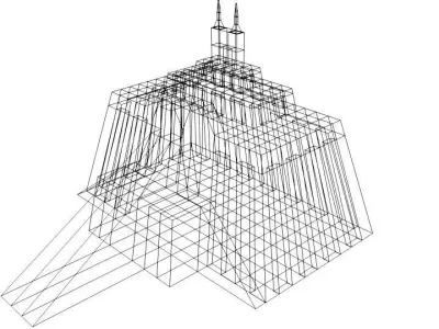 Ziggurat of Ur 3D model