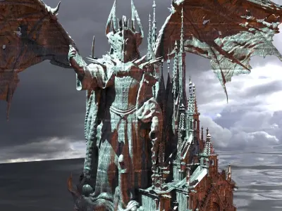 Crypt Keeper Underworld Kit bash 3D 3D model
