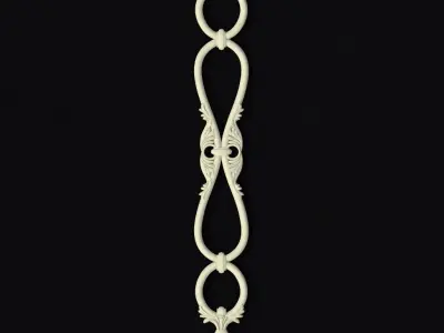 baluster for stairs 3D model purchase