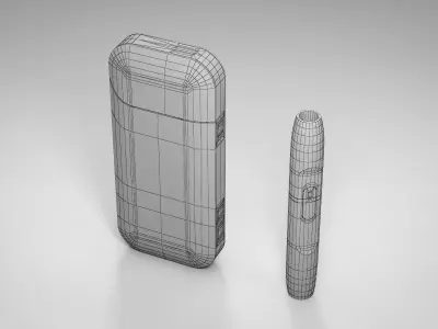 IQOS Weaving Black Grid PBR Low-poly 3D model
