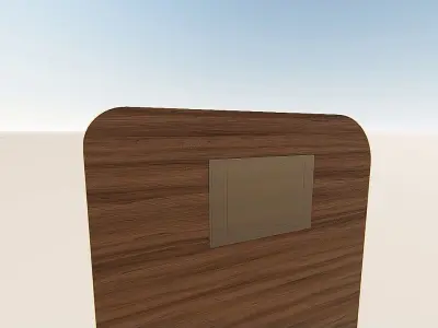 DOOR 3D wooden shelf 3D print model