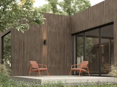 A villa In the forest  3D model