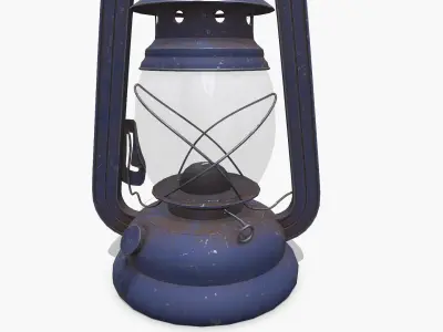 Old Lantern PBR Low-poly 3D model
