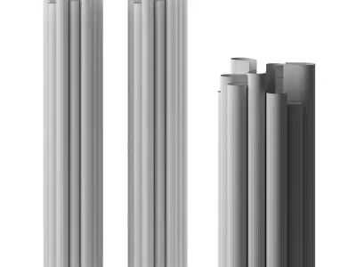 Vertical Nest floor lamp by Tacchini 3D model