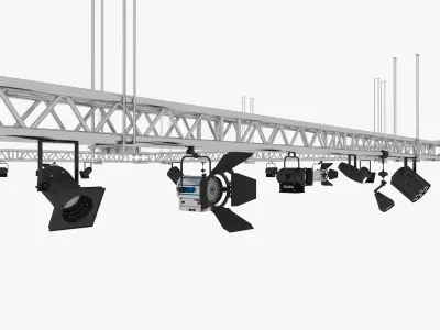 Light Truss 3 3D model