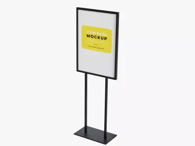 A1 Display Stand Low-poly 3D model