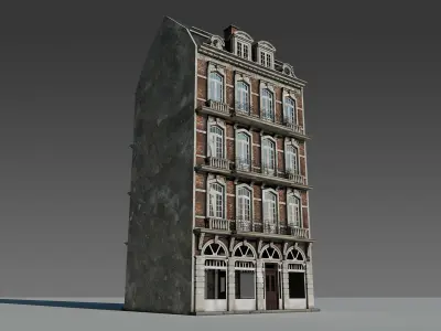 Classic European Modular Apartment 3D model
