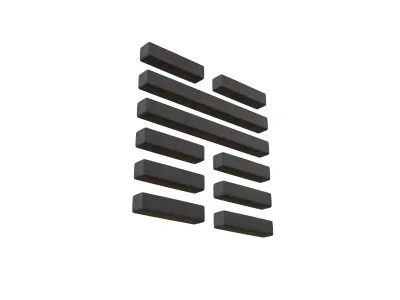 I Ching Hexagrams 45 cui v1 001 Low-poly 3D model