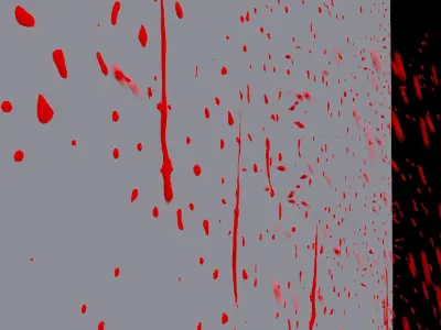 ANIMATED  Rain on windows and LOOPING 3D model